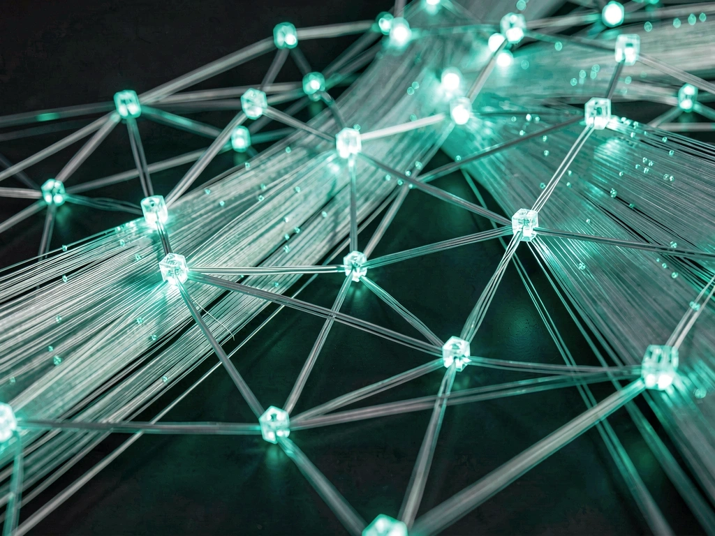 Representación de red neuronal y flujo de datos